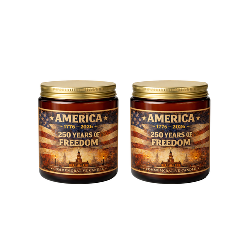 250th Anniversary Freedom Candle | 1776–2026 Limited Edition | 2 Candle Bundle